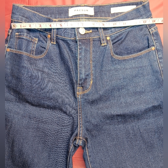 Pac Sun Denim Los Angeles Vintage Icon sz27 w/High Rise & Frayed Hems E.U.C. - Picture 4 of 10